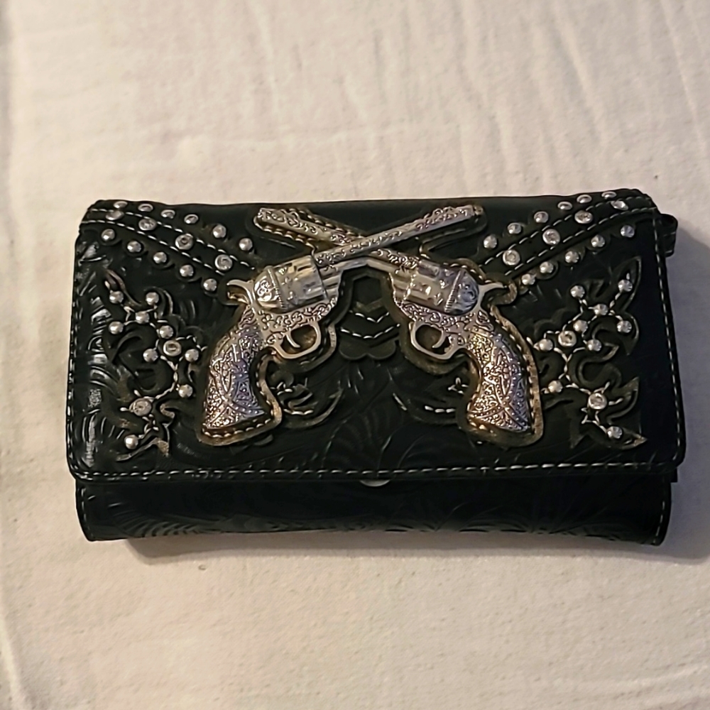 Small Purse with Rhinestone Pattern